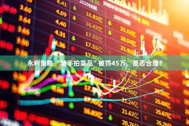 永利策略 “随手拍菜品”被罚45万，是否合理？